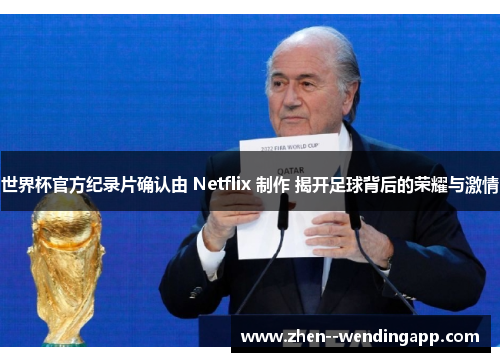 世界杯官方纪录片确认由 Netflix 制作 揭开足球背后的荣耀与激情